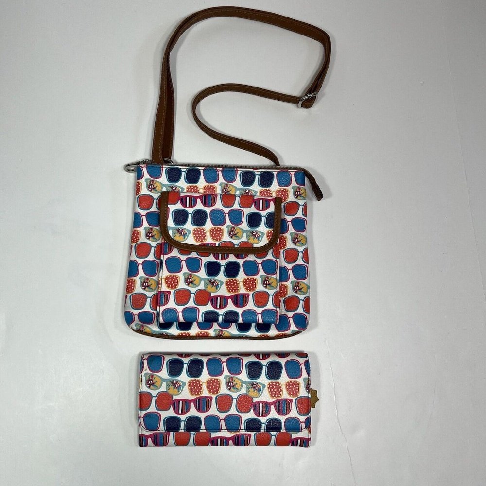 Relic By Fossil Crossbody Bag With Matching Billf… - image 1